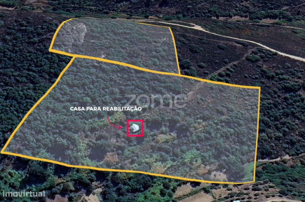 Quinta de ~3ha com duas moradias para reconstrução total