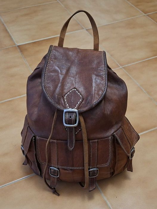 Mochila em pele/couro de qualidade, para CAÇA ou outras atividades