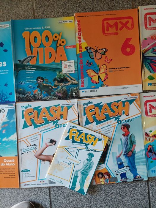 Livros escolares 6 ano
