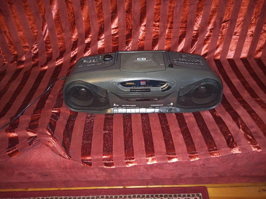 Retro Potężny Radiomagnetofon GoldStar Cd5401