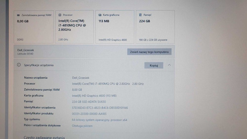 Dell Optiplex 9020 SFF Intel i7-4790 GTX1050 8GB SSD 450GB Win10 Pro