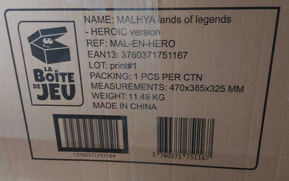 Malhya - Lands of Legends (EN) kickstarter w folii