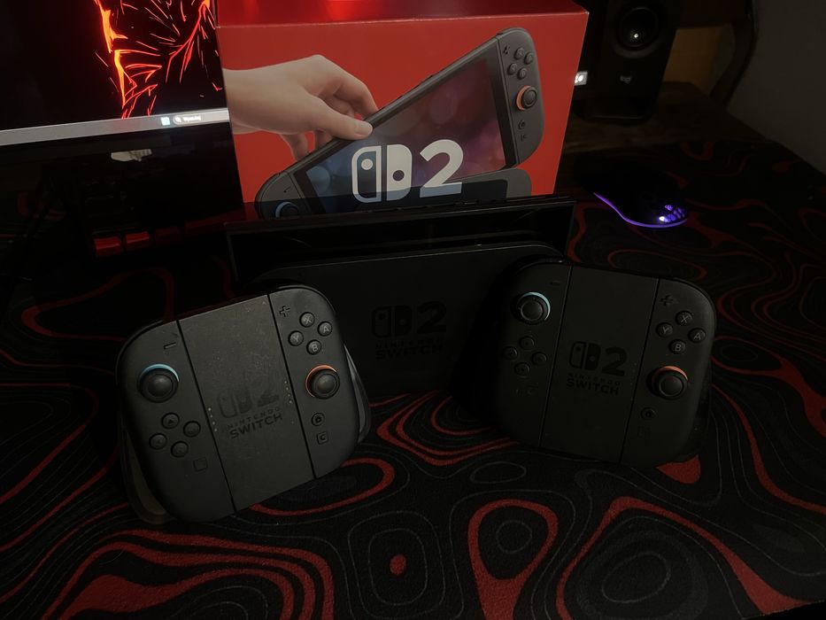 Nintendo Switch 2 + 2 pary Joy-Con + gry cyfrowe