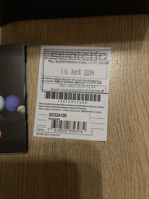 Swatch x Omega Bioceramic Moonswatch Mission to Mercury