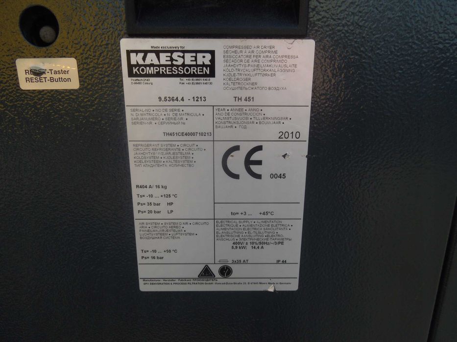 Osuszacz ziębniczy KAESER TH451