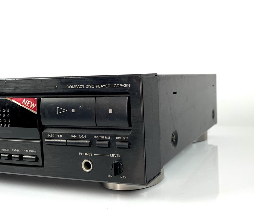 SONY CDP-391 Odtwarzacz CD Player Audio HiFi, Lata Produkcji 1990-1992