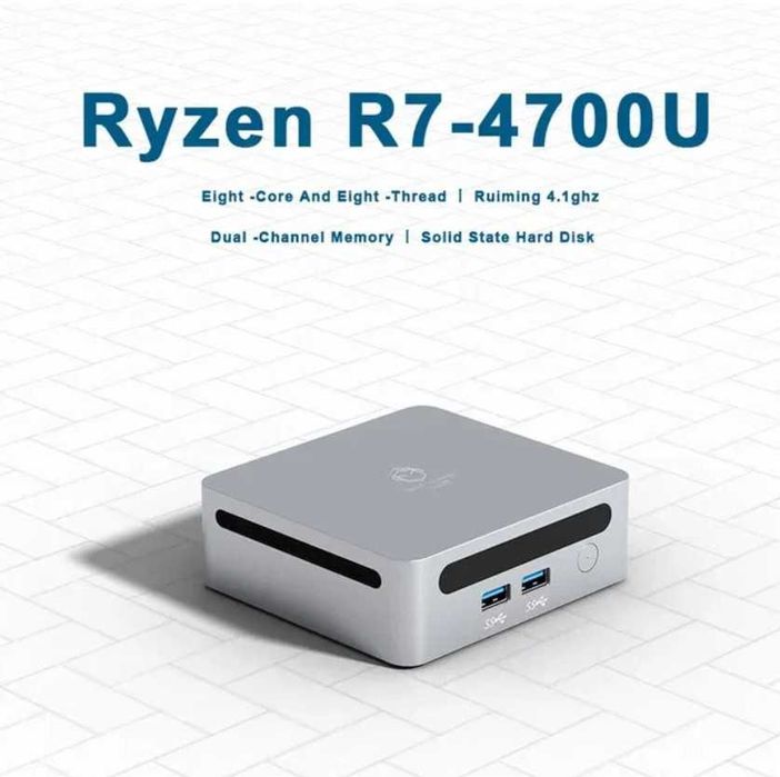 МініПК GenMachine 5300U, 4650U, 4700U DDR4 WiFi6 BT5.2 Нові Запаковані