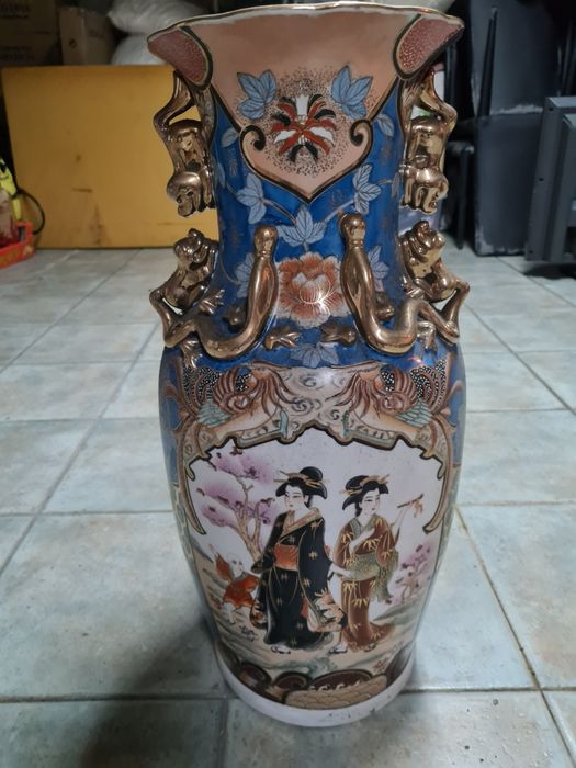 Jarrão decorativo de chão como novo