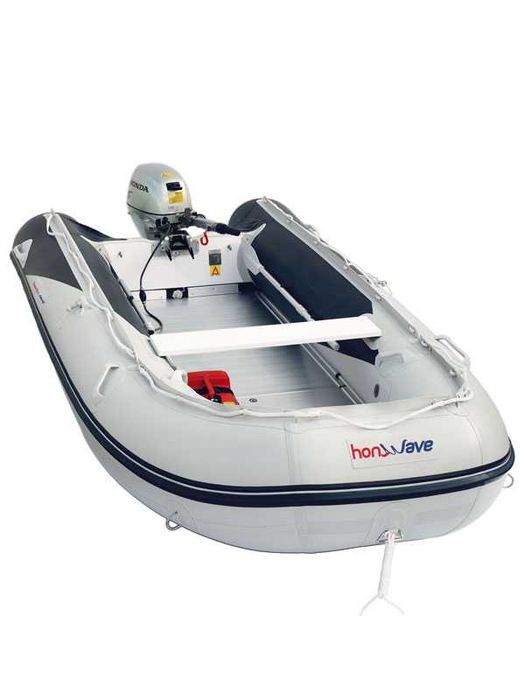 Barco Semi-rigido "COMO NOVO" Honwave T40 AE2 c/ Atrelado e motor Yamaha de 25Hp a gasolina