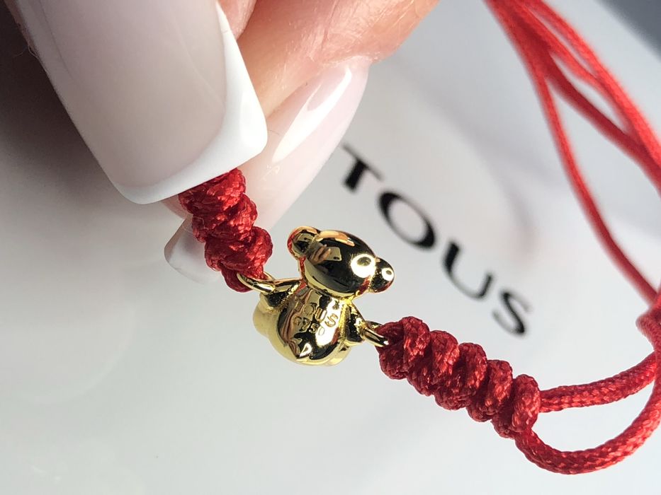 TOUS bransoletka Bold Bear czerwona