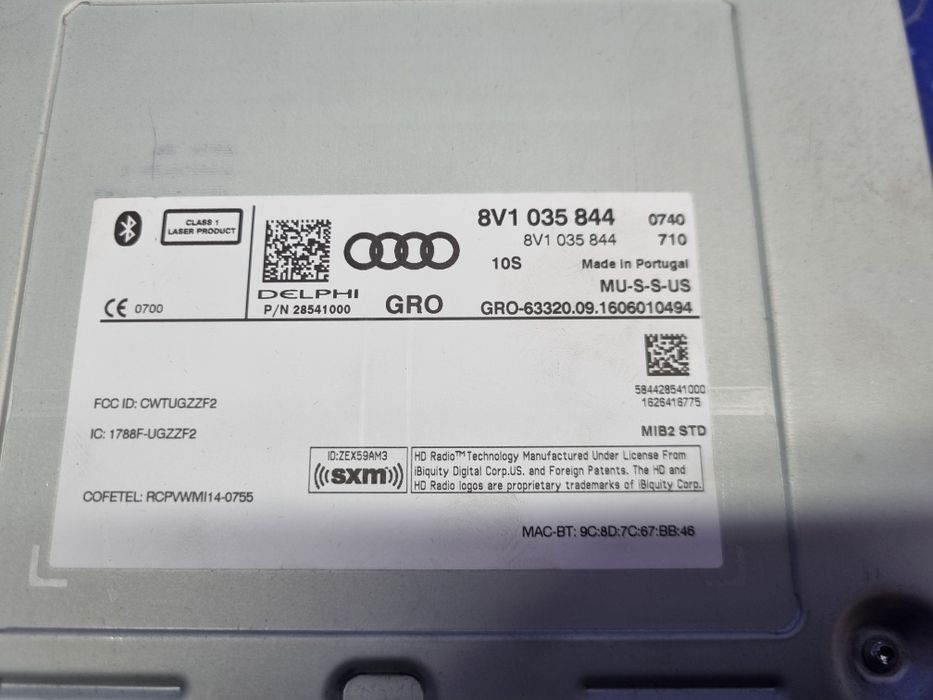 JEDNOSTKA MMI czytnik multimedia KOMPLETNA AUDI A3 8V oryginał | 8V1035844