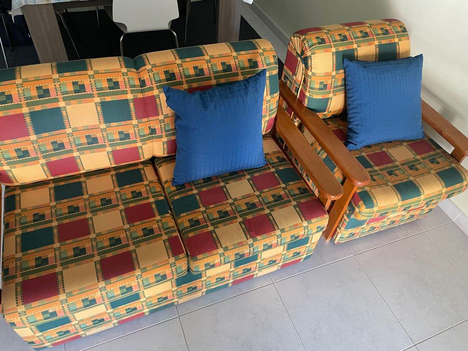 2 sofas de sala de estar