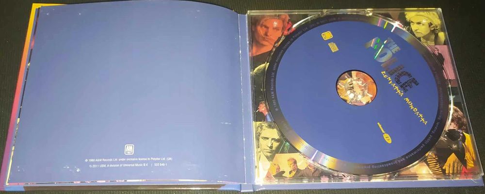 CD The Police Zenyatta Mondatta LIMITED DIGIBOOK Enhanced CD Bonus DVD