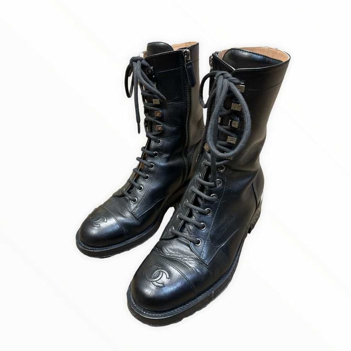 Chane.l buty sznurowane