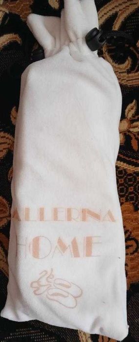 Baleriny damskie białe z kokardką roz. 37, nowe