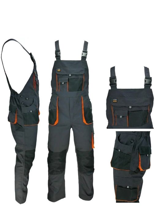 Напівкомбінезон роб. штани захисні на лямках з кишенями FORECO  52р.