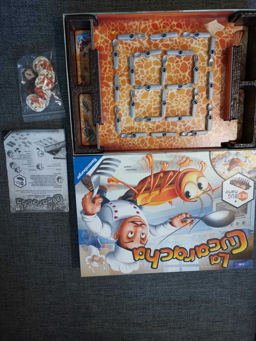 La Cucaracha - gra planszowa (stan bdb, kompletna, sprawny karaluch)