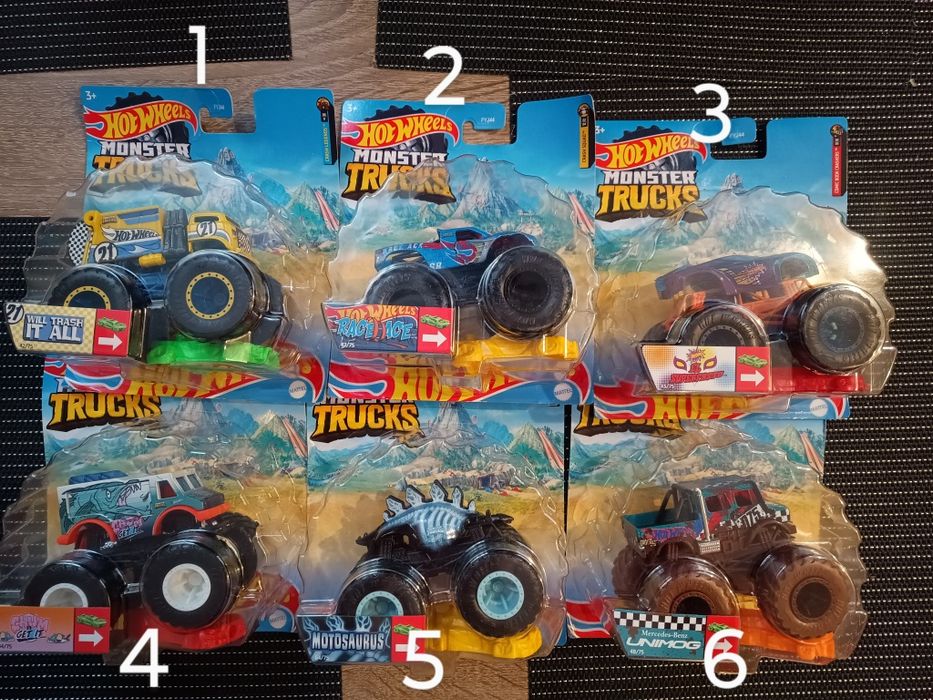 Sprzedam hotwheels monster trucks