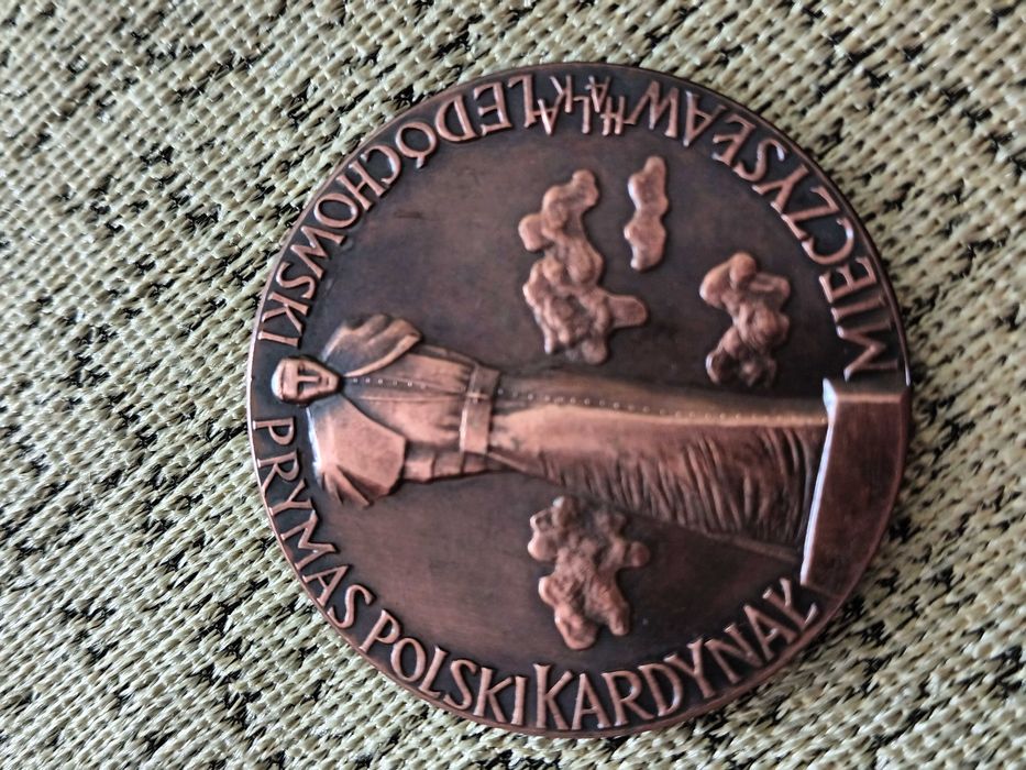 Medal pamiątkowy z okazji odsłonięcia pomnika kardynała Mieczysława Ledóchowskiego w 1984 roku