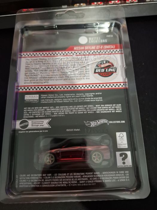 Hot Wheels Nissan Skyline gtr r34 rlc