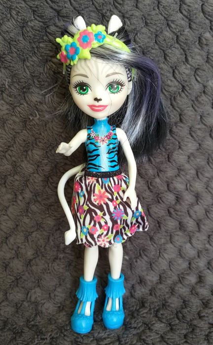 Barbie Enchantimals lalka zebra