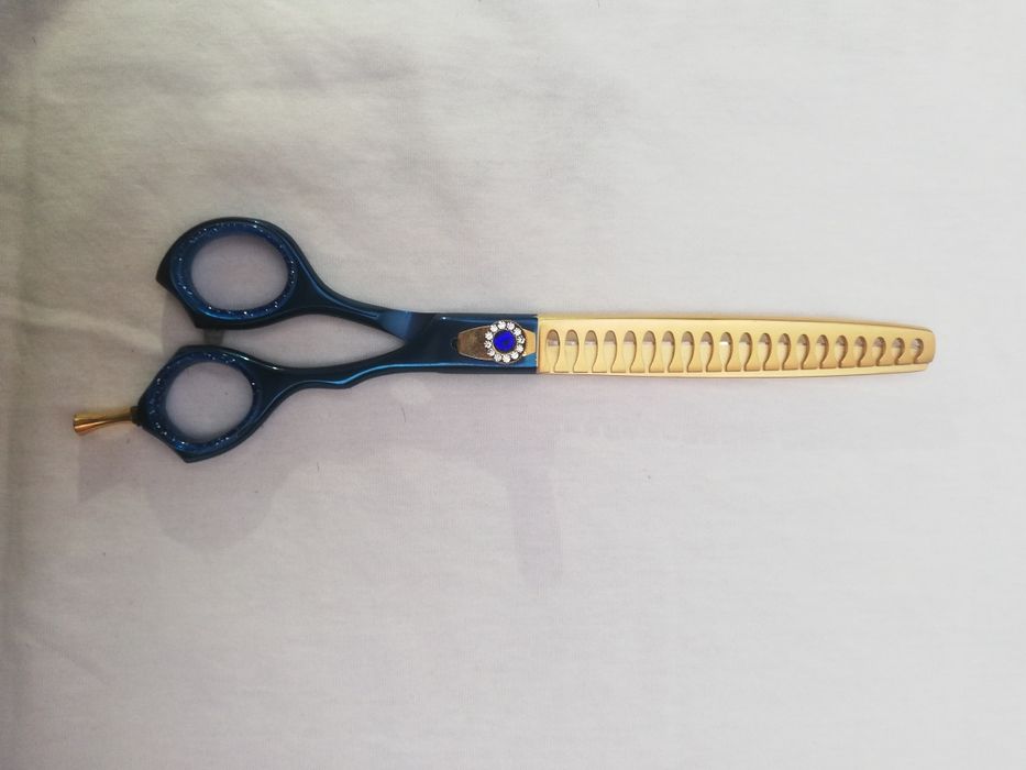 Tesouras animais cães gato pet scissor tubarão curva dente desbaste