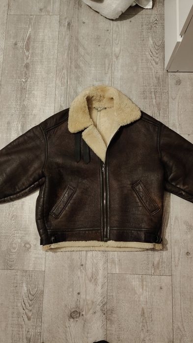 Kurtka bomber b3 sheepskin Woolea unikat