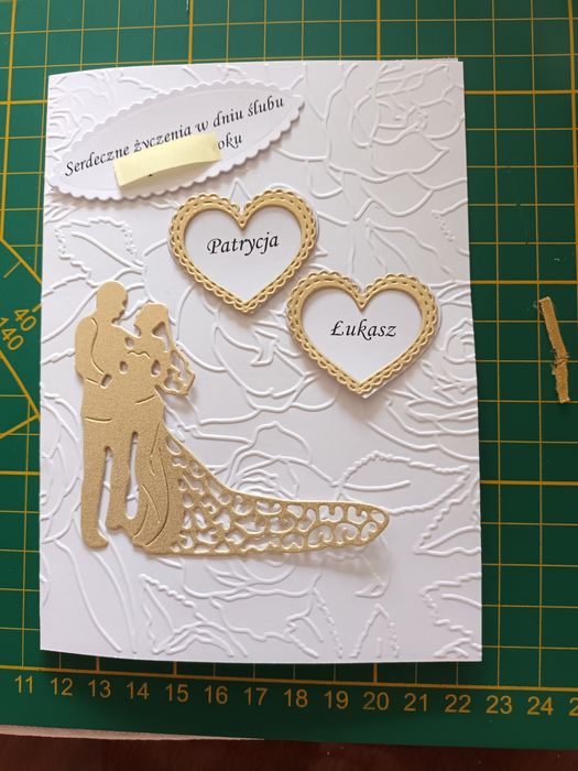 Kartki w pudełku na ślub