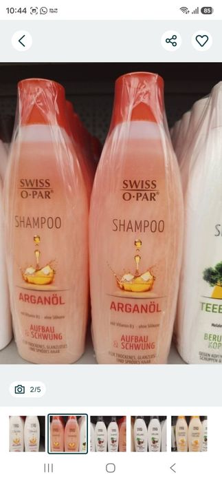 Szampony swiss o paris