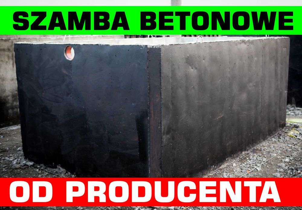 szamba betonowe,zbiornik,deszczówka,szambo,atest
