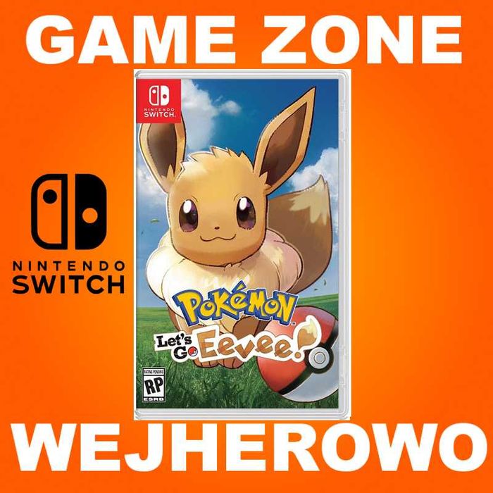 Pokemon Eevee Nintendo SWITCH + Lite + Oled + SWITCH 2 = Wejherowo