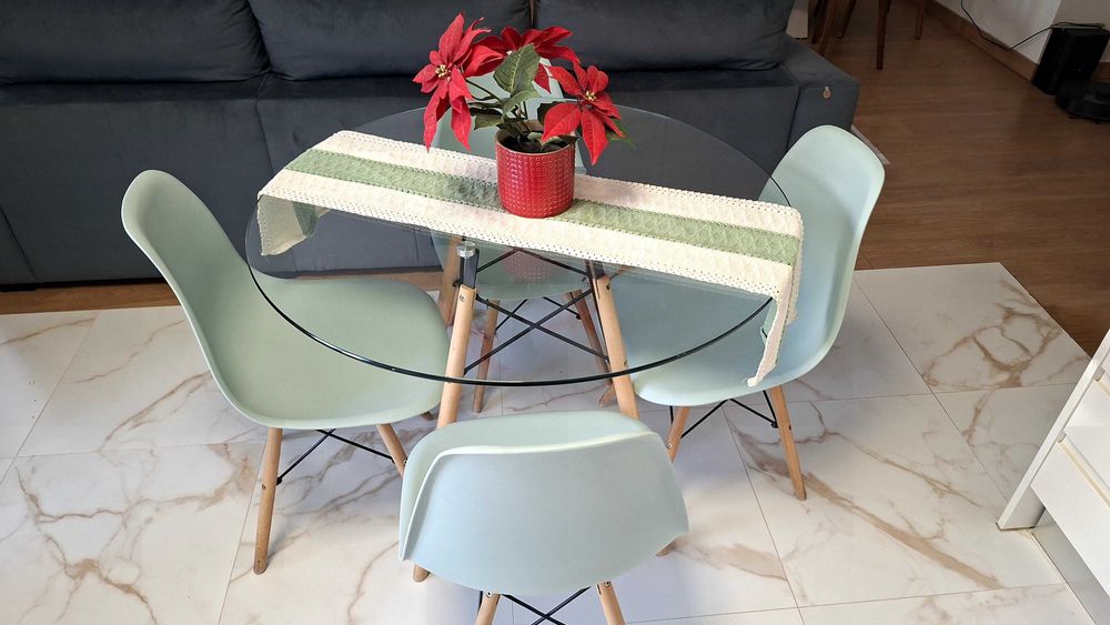 Mesa Tampo em Vidro