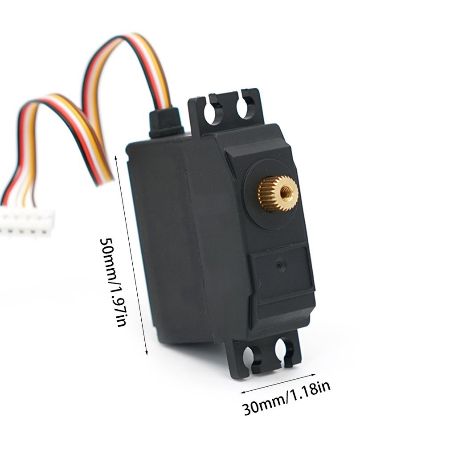 Servo para wltoys 12428/12423 com engrenagens em Metal