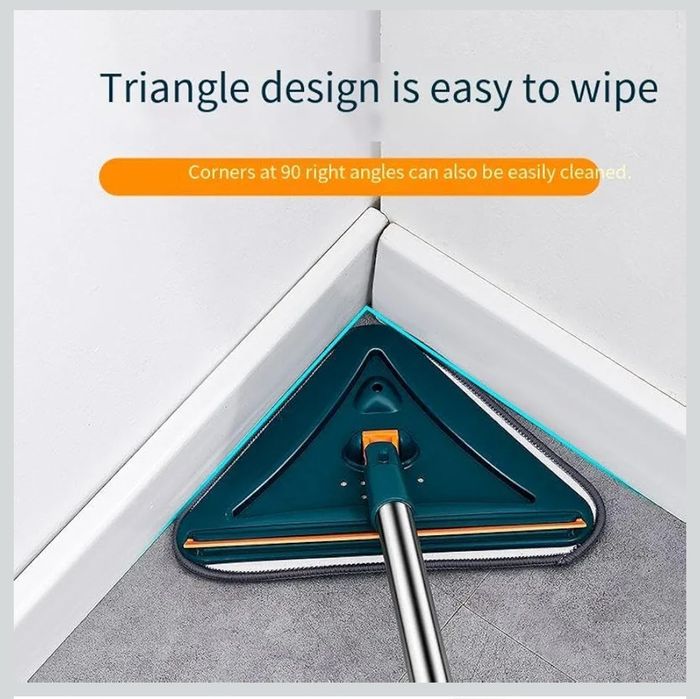 Obrotowy mop  360° z długim uchwytem regulowany, do okien, podłogi etc
