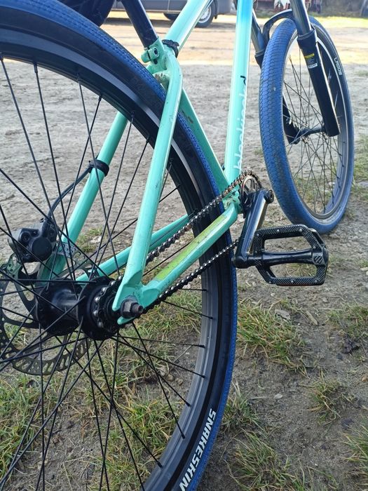Rower Dirt turkusowy