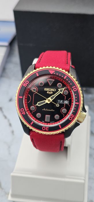 Годинник SEIKO 5 X street fighter v KEN limited edition SRPF20K1