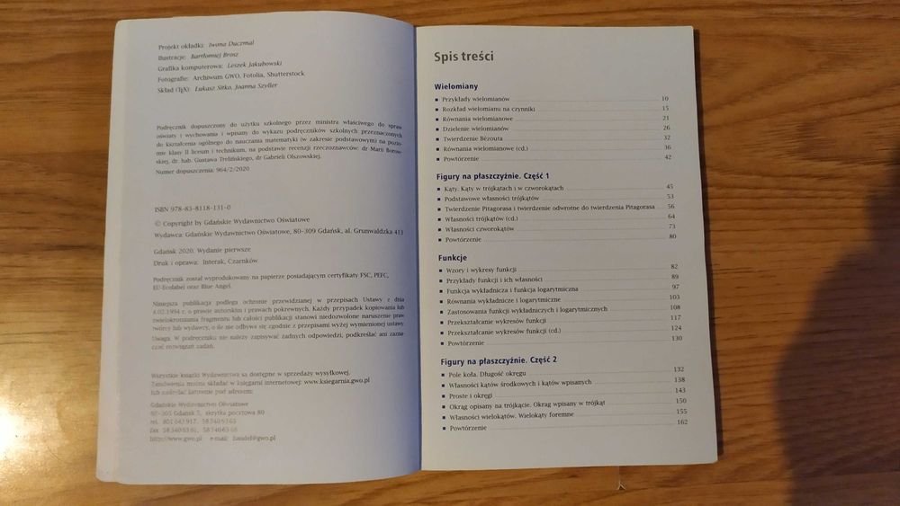 Matematyka z plusem 2 podręcznik zakres podstawowy GWO