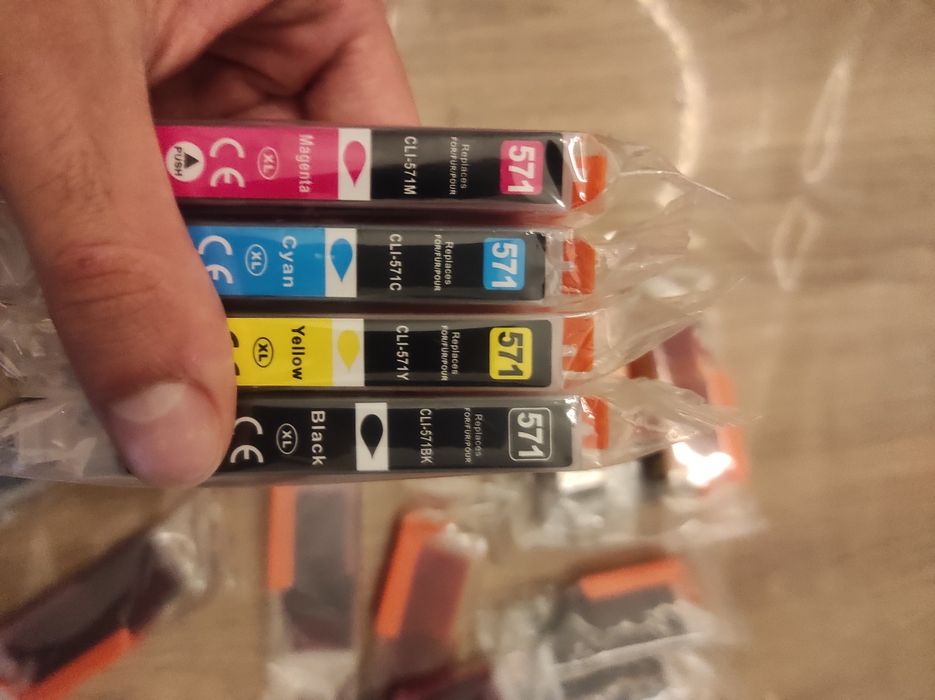 Vendo tinteiros compatíveis Canon PGI 570xl e CLI-571XL