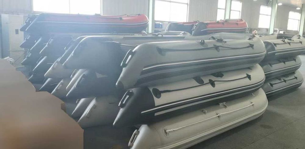 Ponton PVC Bering 400, zestaw MAX. Szaro czarny
