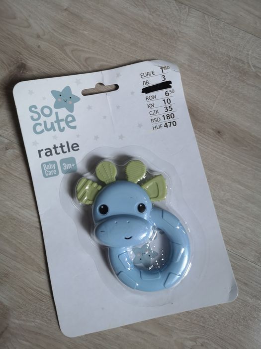 Grzechotka gryzak żyrafa So cute