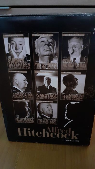 Coleção dvds filmes Alfred Hitchcock Semi-novo