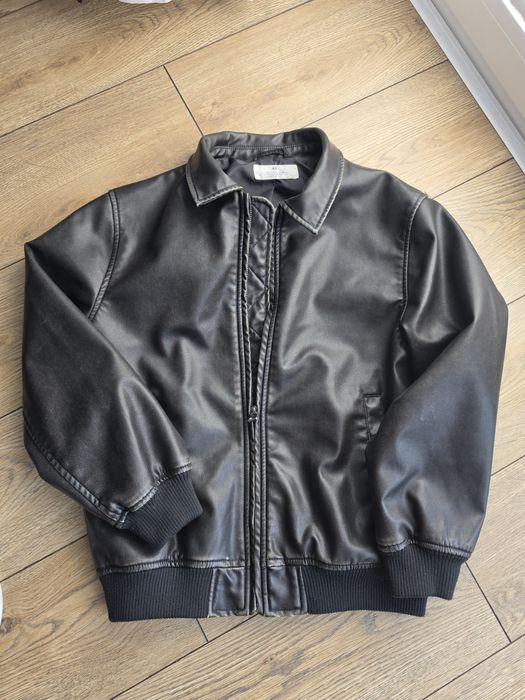 Kurtka skórzana bomberka H&M