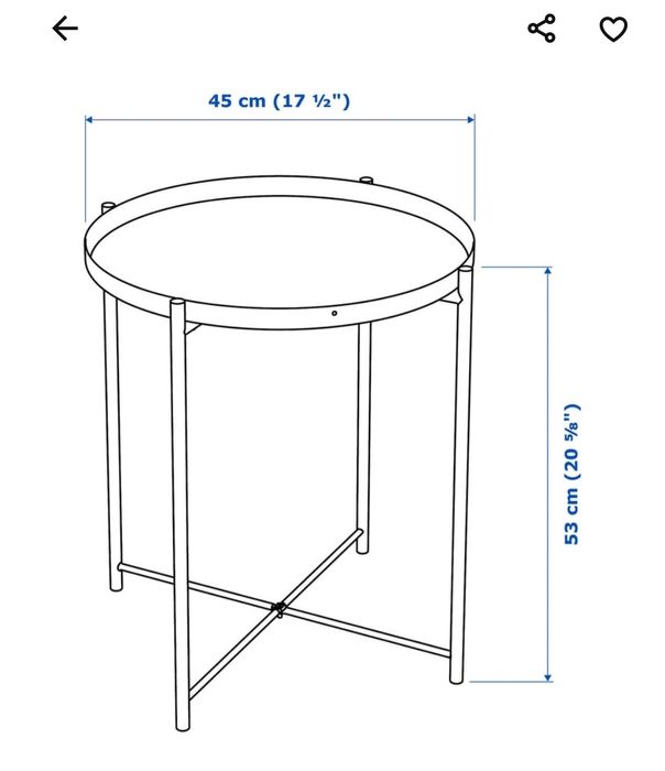 Mesas de apoio ikea