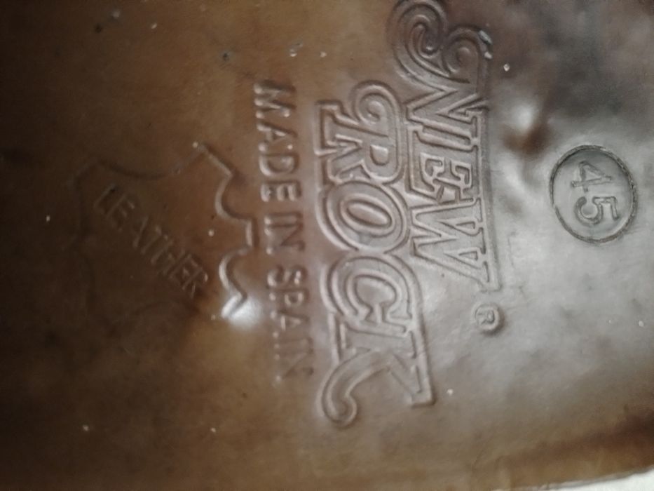 Шкіряні чоботи New Rock