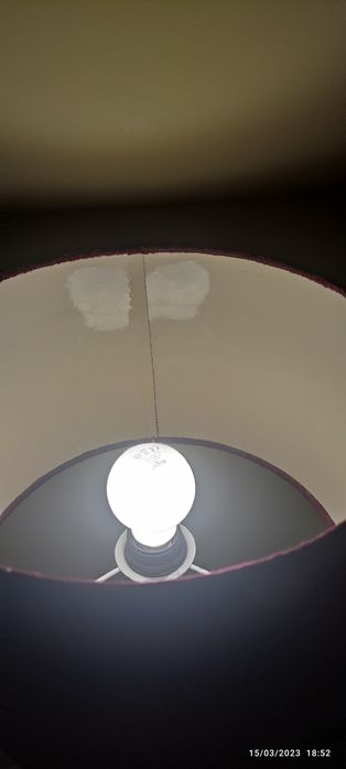 Candeeiro buda cor indigo lâmpada normal