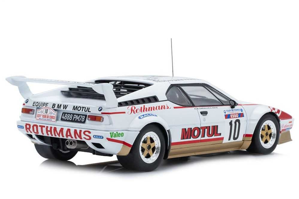 1:18 Ixo BMW M1 (E26) Tour de Corse 1982 B. Darniche / A. Mahe