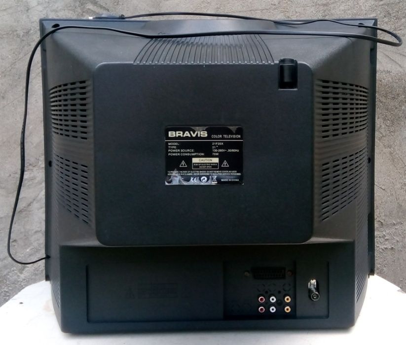Кольоровий телевізор BRAVIS 21F20X (на запчастини чи під відновлення)