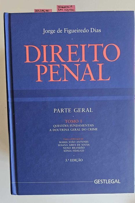 Livros de Direito (Menezes Cordeiro, Figueiredo Dias, Rangel Mesquita)