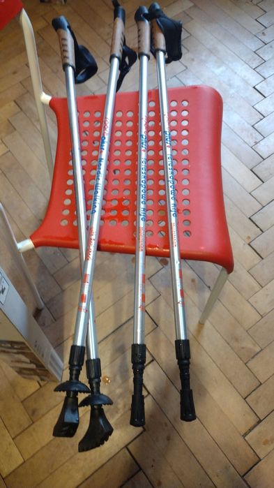 Kije teleskopowe do nordic walking z aluminium