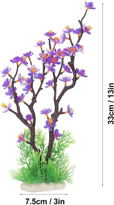 VOCOSTE Аквариумные украшения Искусственные растения 3 вида новые от